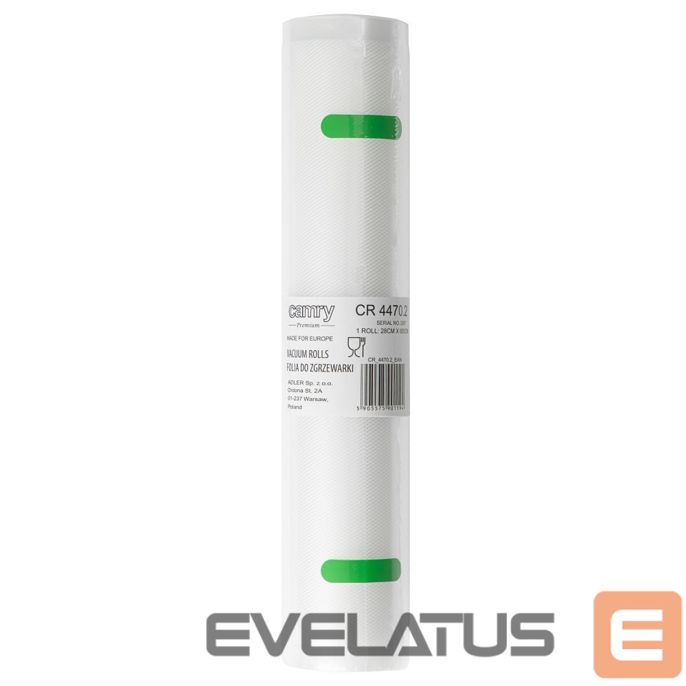 Filtrid ja tarvikud Camry Vacuum sealer roll for CR 4470, AD 4484, MS 4492, AD 4503 | CR 4470.2