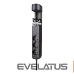 Jungikliai ir lizdai NEOMOUNTS  DS22-840BL6 Desk socket with clamp and USB-C and USB-A ports - Quick charge | 