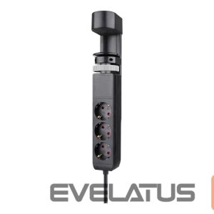 Jungikliai ir lizdai NEOMOUNTS  DS22-840BL6 Desk socket with clamp and USB-C and USB-A ports - Quick charge | 