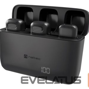 Kõrvaklapid Natec  | Microphone | NMI-2253 | Hopper | Wireless | Black 