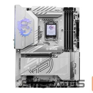 Intel protsessori emaplaat MSI  MPG Z890 EDGE TI WIFI | Processor family Intel | Processor socket LGA1851 | Supported hard disk drive interfaces SATA, M.2 | Number of SATA connectors 4 