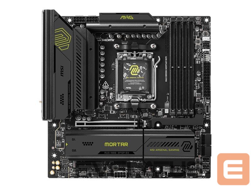 Intel protsessori emaplaat MSI MAG B850M MORTAR WIFI |