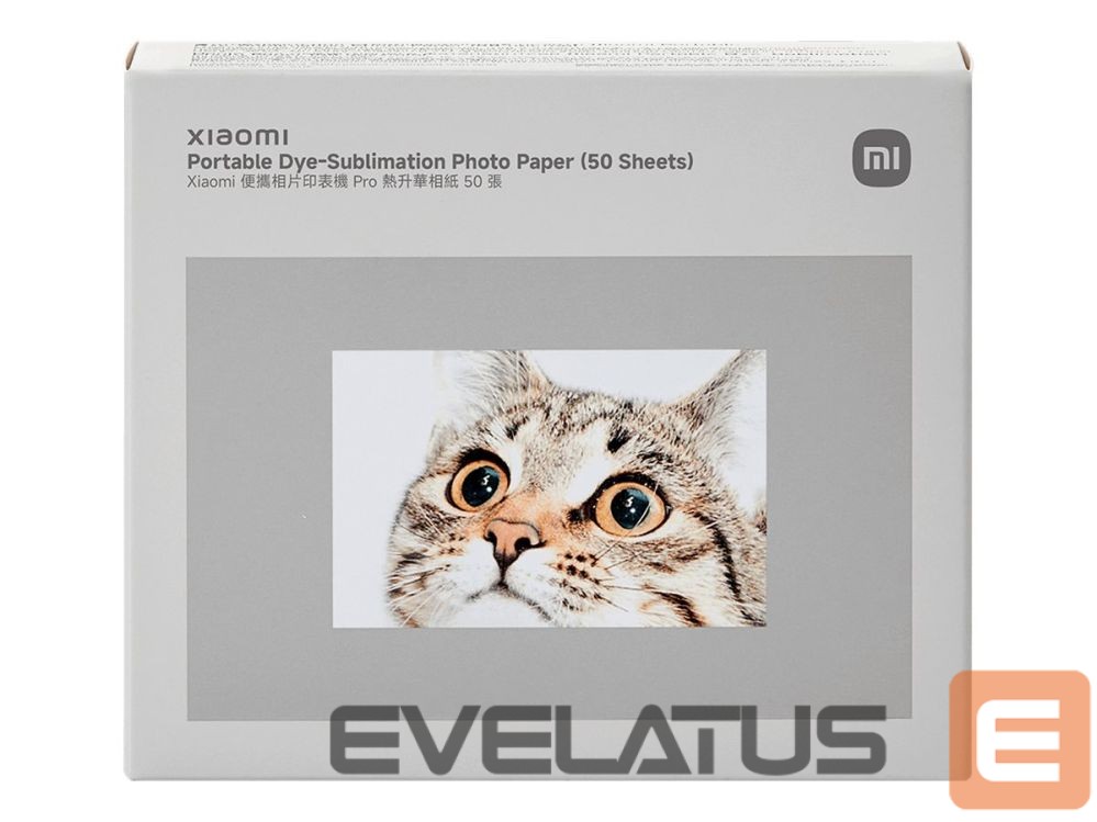 Kontoritarbed Xiaomi Portable Dye-Sublimation Photo Paper (50 Sheets) |