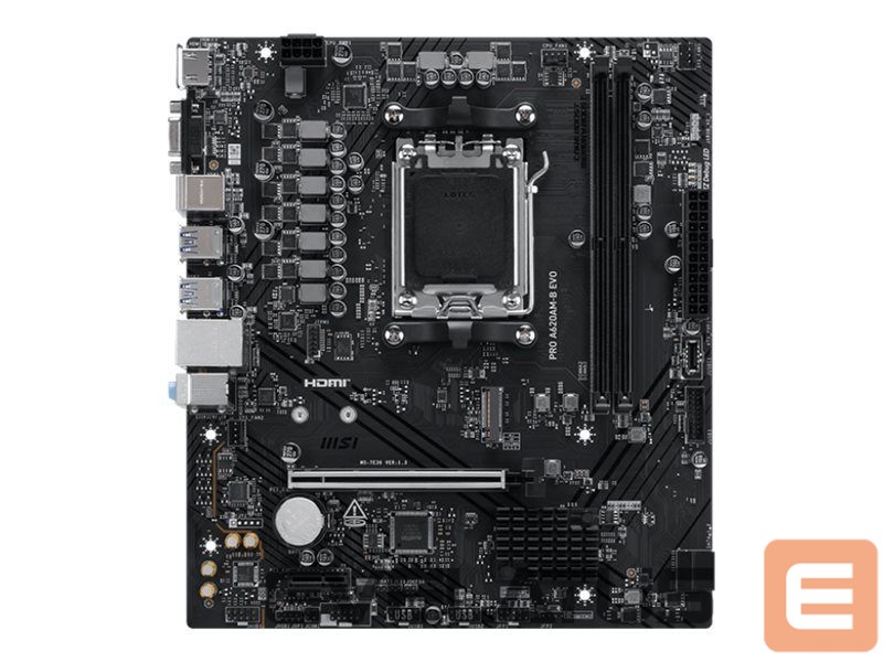 Intel protsessori emaplaat MSI PRO A620AM-B EVO |