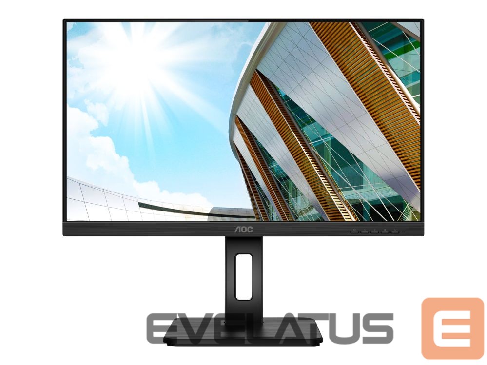 Monitorid AOC | Q24P2Q | 23.8 " | IPS | QHD | 16:9 | 75 Hz | 4 ms | 2560 x 1440 | 250 cd/m² | Headphone out (3.5mm) | HDMI ports quantity 1 | Black | Warranty 36 month(s)
