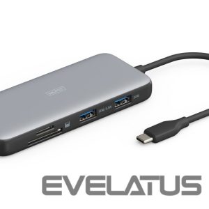 Juhtmevabad kõrvaklapid Digitus  USB-C docking station, 8-port | DA-70915 | Ethernet LAN (RJ-45) ports 1 | HDMI ports quantity 2 