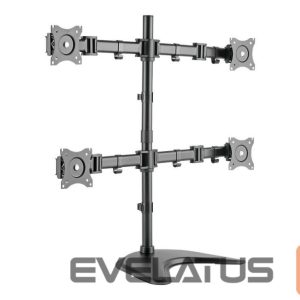 Teleri kinnitus Digitus  | Desk Mount | DA-90364 | Tilt, swivel, rotate | Black 