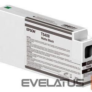 Tarvikud ja tarvikud EPSON  Singlepack T54X80N UltraChrome HDX/HD 350ml Matte Black |  C13T54X80N |  T54X8 - matte black - original - ink cartridge |  UltraChrome HDX / Ultrachrome HD | Matte black 