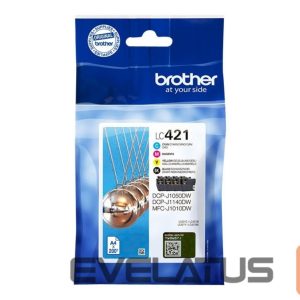 Tarvikud ja tarvikud Brother  LC421VALDR | Ink Cartridges | Black, cyan, magenta, yellow 