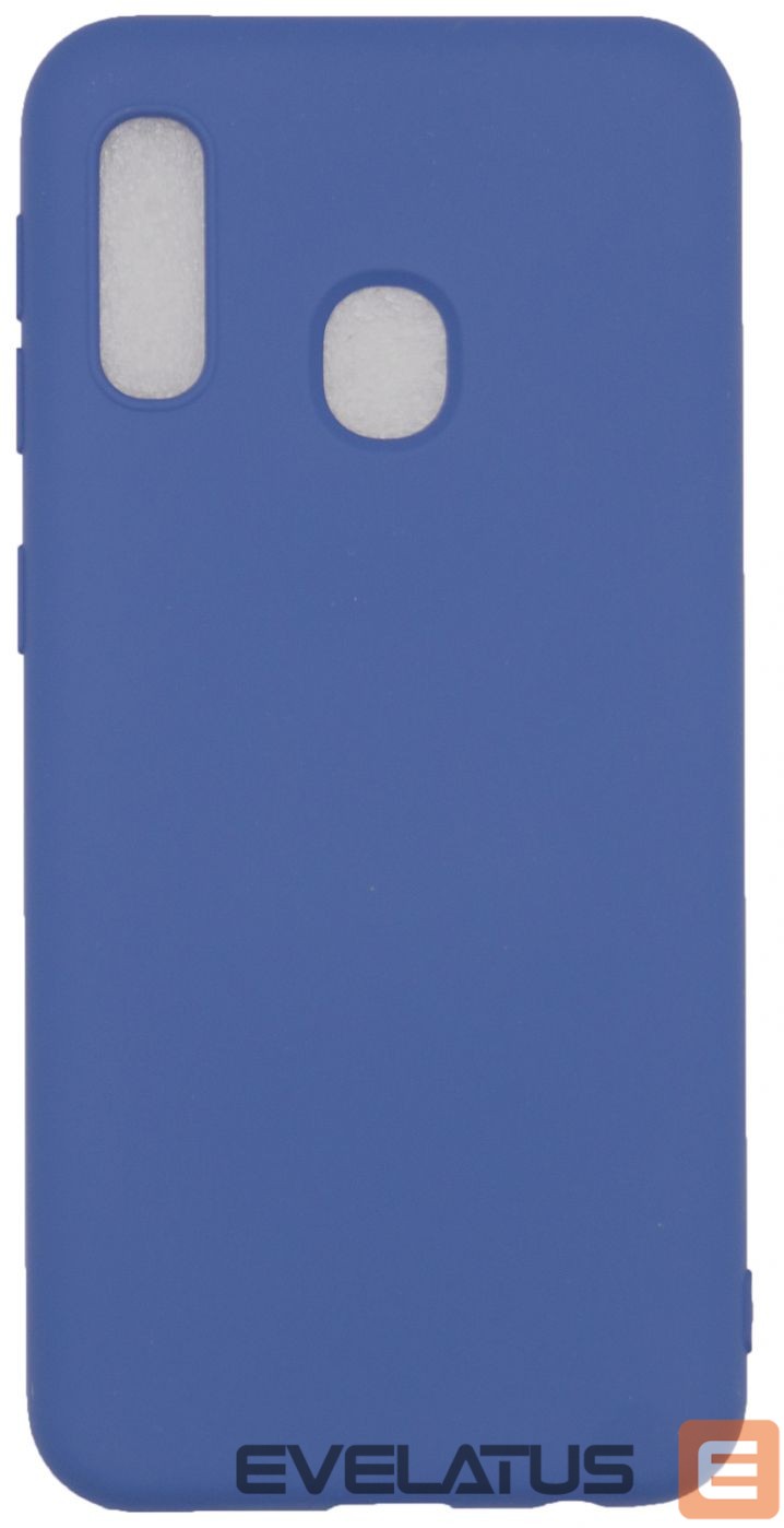 Tagakaaned Evelatus Samsung Galaxy A20E Nano Silicone Case Soft Touch TPU Dark Blue