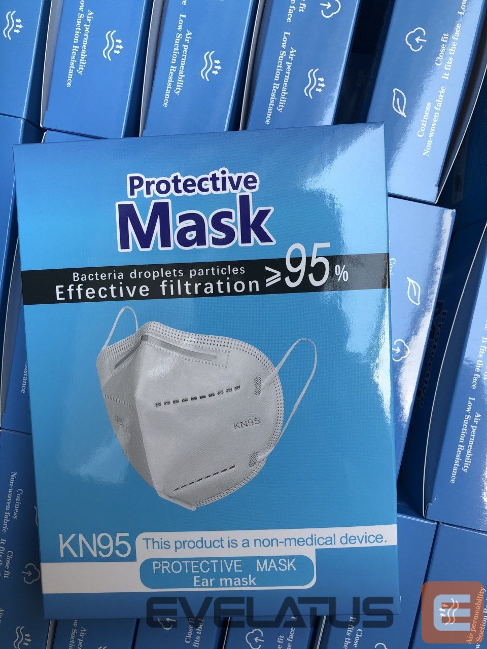 Näokaitse - Respirators KN95 FFP2 (10pcs)