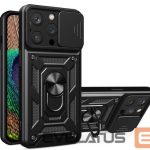 Tagakaaned iLike Apple iPhone 14 Pro Max Armor Camshield case Black