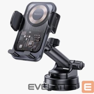 Automaatne hoidja yesido  15W Suction Cup Car Wireless Charging Holder Black