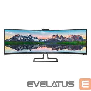 Monitorid Philips  SuperWide curved LCD display 499P9H/00	 48.8 ", VA, Dual QHD, 5120 x 1440 pixels, 32:9, 5 ms, 450 cd/m², Black, Headphone out 