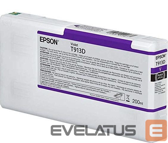 Tarvikud ja tarvikud EPSON T913D Cartridge, Violet