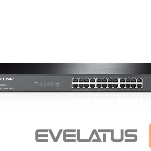 Server – muud tarvikud TP-Link  24-Port Gigabit Rackmount Switch TL-SG1024 10/100/1000 Mbps (RJ-45), Unmanaged, Rackmountable, Ethernet LAN (RJ-45) ports 24 