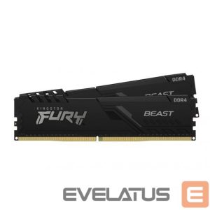 Operatiivmälu DDR4 Kingston  Fury Beast 16 GB, DDR4, 3600 MHz, PC/server, Registered No, ECC No 