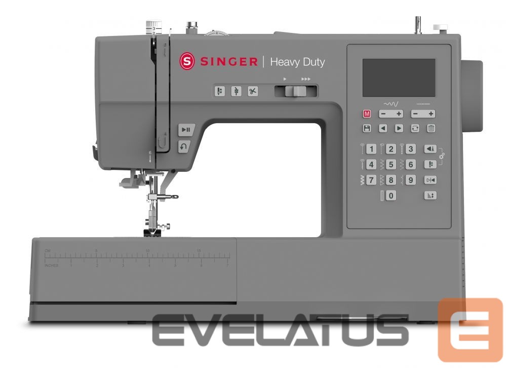 Muud väikesed kodumasinad Singer Computerized Sewing Machine HD6800C Heavy Duty Number of stitches 586, Number of buttonholes 9, Grey