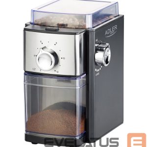 Kohvikeetja Adler  Coffee Grinder AD 4448 300 W, Coffee beans capacity 250 g, Number of cups 12 per container pc(s), Black 