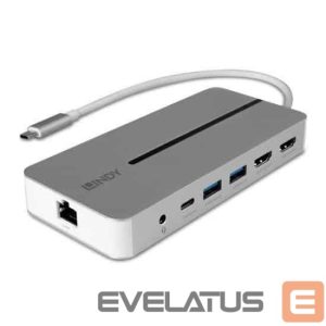 Üleminek LINDY  I/O DOCKING STATION USB-C/MINI DUAL 4K 43360 