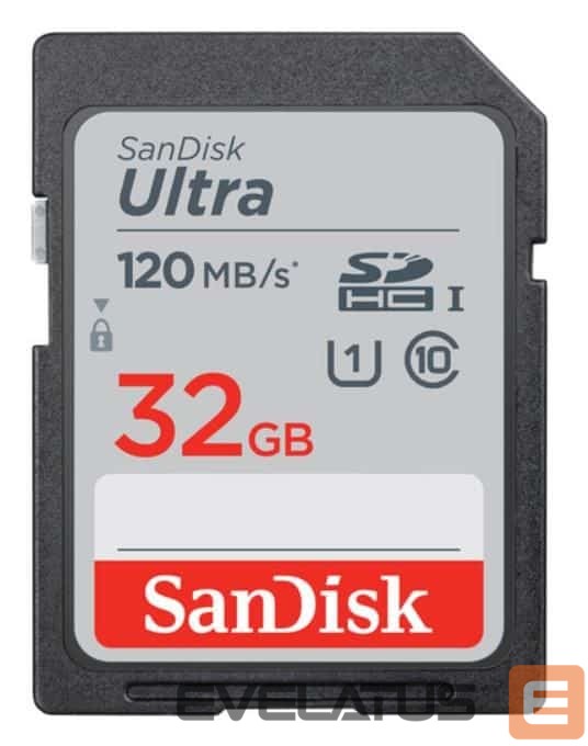Muu arvutitarvik SANDISK BY WESTERN DIGITAL MEMORY SDHC 32GB UHS-I/SDSDUN4-032G-GN6IN SANDISK