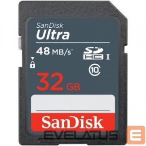 Muu arvutitarvik SANDISK BY WESTERN DIGITAL  MEMORY SDHC 32GB UHS-I/SDSDUNR-032G-GN3IN SANDISK 