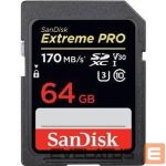 Muu arvutitarvik SANDISK BY WESTERN DIGITAL  MEMORY SDXC 64GB UHS-I/SDSDXXU-064G-GN4IN SANDISK 