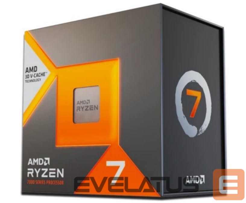 Protsessor AMD CPU||Desktop|Ryzen 7|7800X3D|4200 MHz|Cores 8|96MB|Socket SAM5|120 Watts|GPU Radeon|BOX|100-100000910WOF