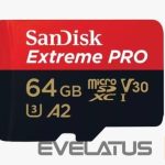 Muu arvutitarvik SANDISK BY WESTERN DIGITAL  MEMORY MICRO SDXC 64GB UHS-I/W/A SDSQXCU-064G-GN6MA SANDISK 