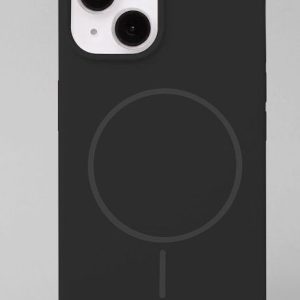 Tagakaaned iLike Apple iPhone 14 Soft Touch Silicone case With Magnetic Black