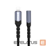 Üleminek BWOO  Adapter AUX 3.5mm - Lightning Black BZ48 