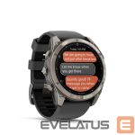 Nutikell Garmin  Evelatus fenix 8 Pro, LTE  51mm,Saph, Ti,  Graphite, EMEA 