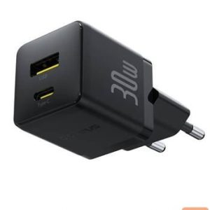Adaptrid Baseus  Palm Fast Charger USB-A + USB-C 30W Black