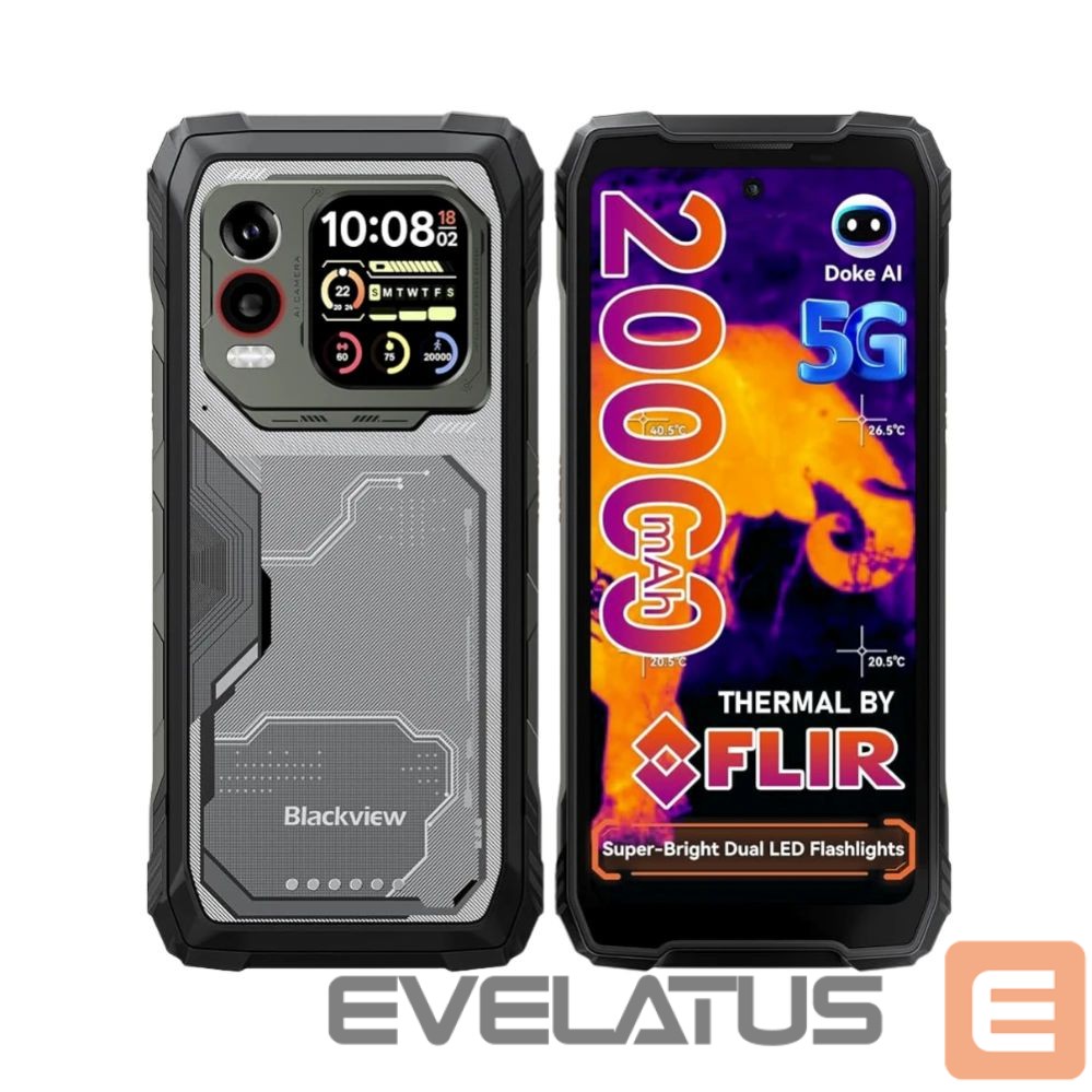 Nutitelefon Blackview XPLORE 1 Pro 12+256 GB Thermal image Black