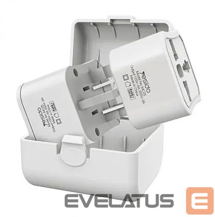 Adaptrid yesido MC25 Travel Adapter Plug Kit White
