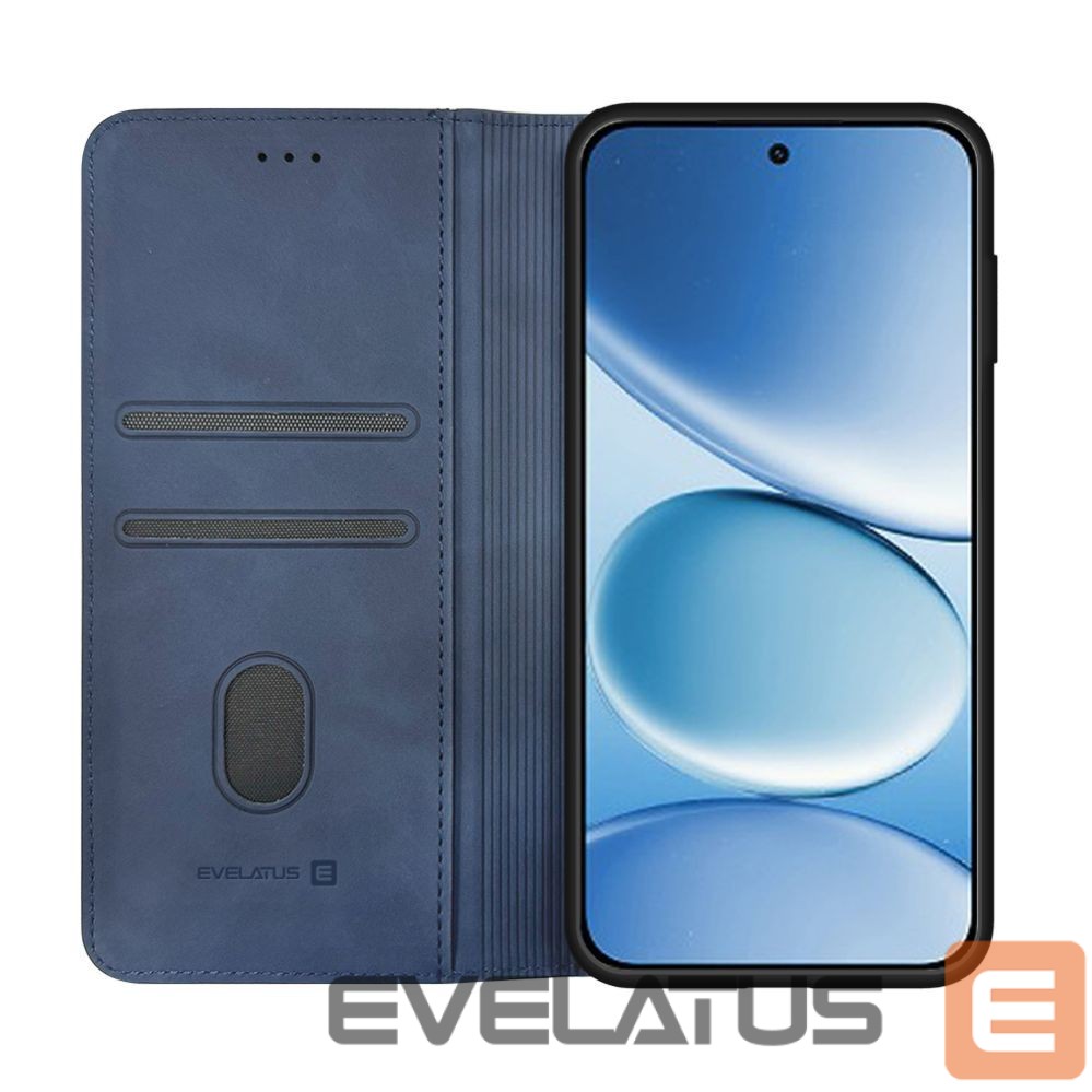 Kaaned - kaaned Evelatus Xiaomi Redmi Note 15 Pro 5G Book Case Folio Dark Blue