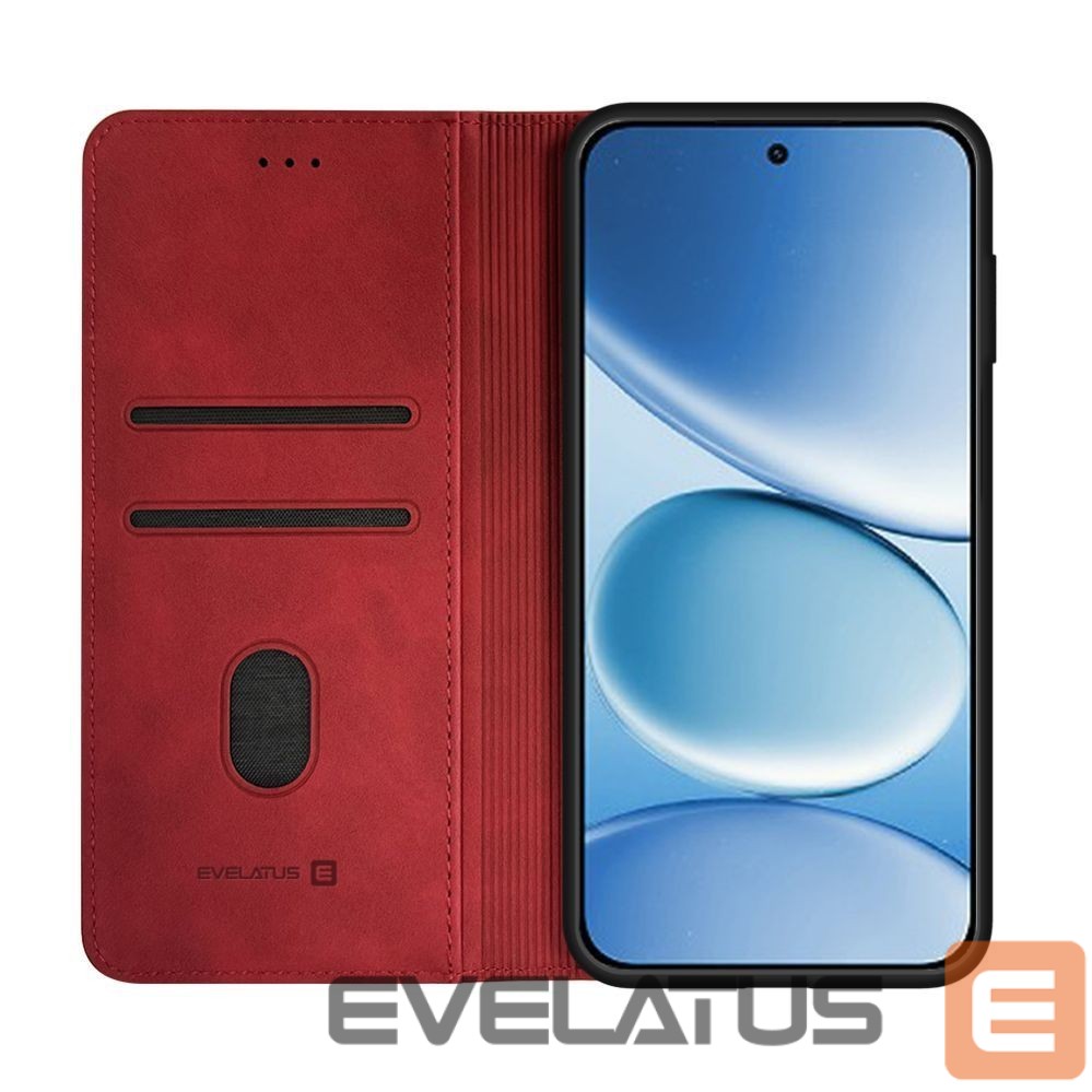 Kaaned - kaaned Evelatus Xiaomi Redmi Note 15 Pro Book Case Red
