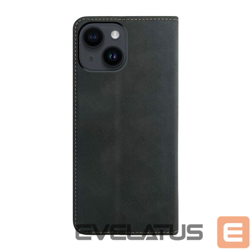 Kaaned - kaaned Evelatus Apple iPhone 13 / 14 Book Case Folio Black