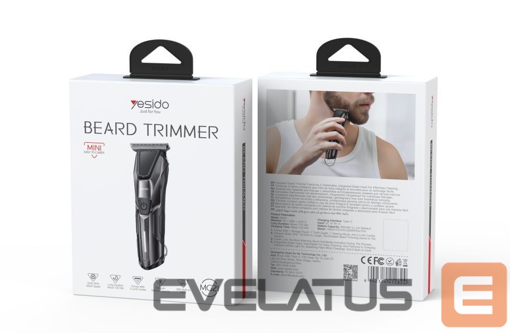 Trimmer yesido Beard trimmer MG21 Black