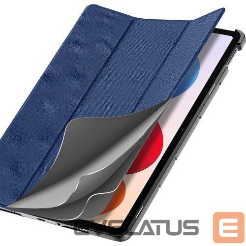 Kaaned Dux Ducis Redmi Pad 2 Pro Domo Series Tri-fold Stand PU Leather Tablet Cover Blue