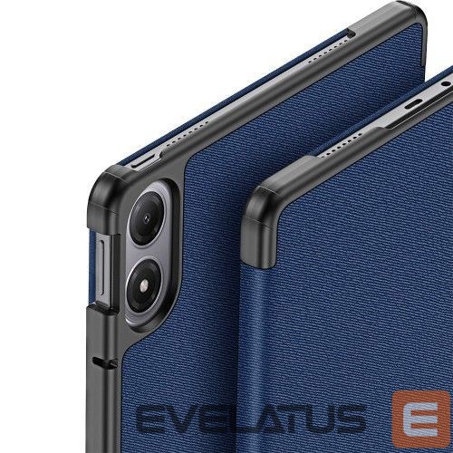 Kaaned Dux Ducis Redmi Pad 2 Pro Domo Series Tri-fold Stand PU Leather Tablet Cover Blue