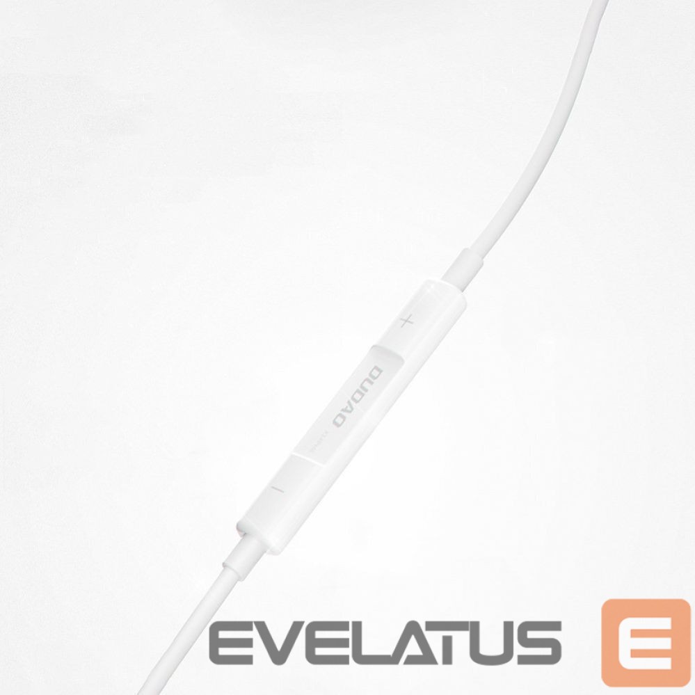 Kõrvaklapid Dudao in-ear headphones with Lightning connector White