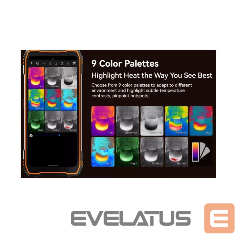 Nutitelefon Blackview XPLORE 1 Pro 12+256 GB Thermal image Black