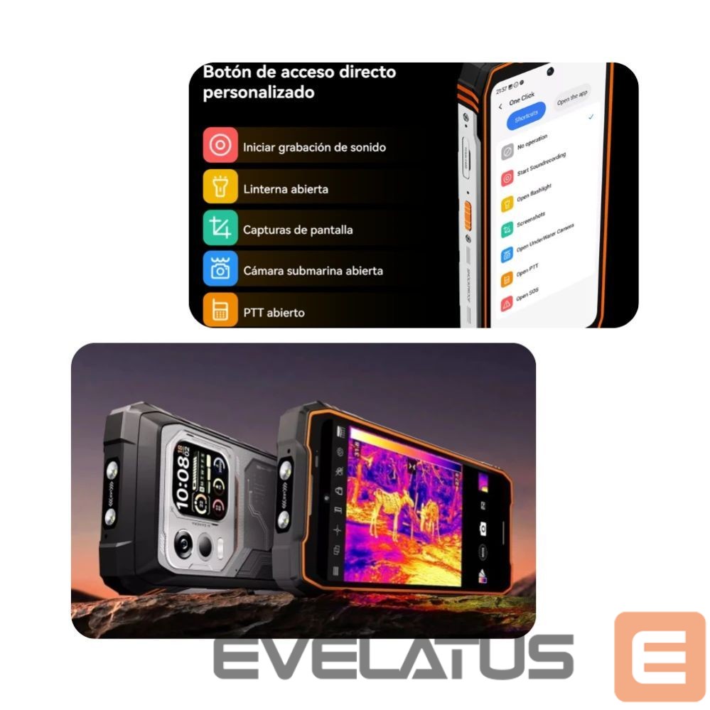 Nutitelefon Blackview XPLORE 1 Pro 12+256 GB Thermal image Black