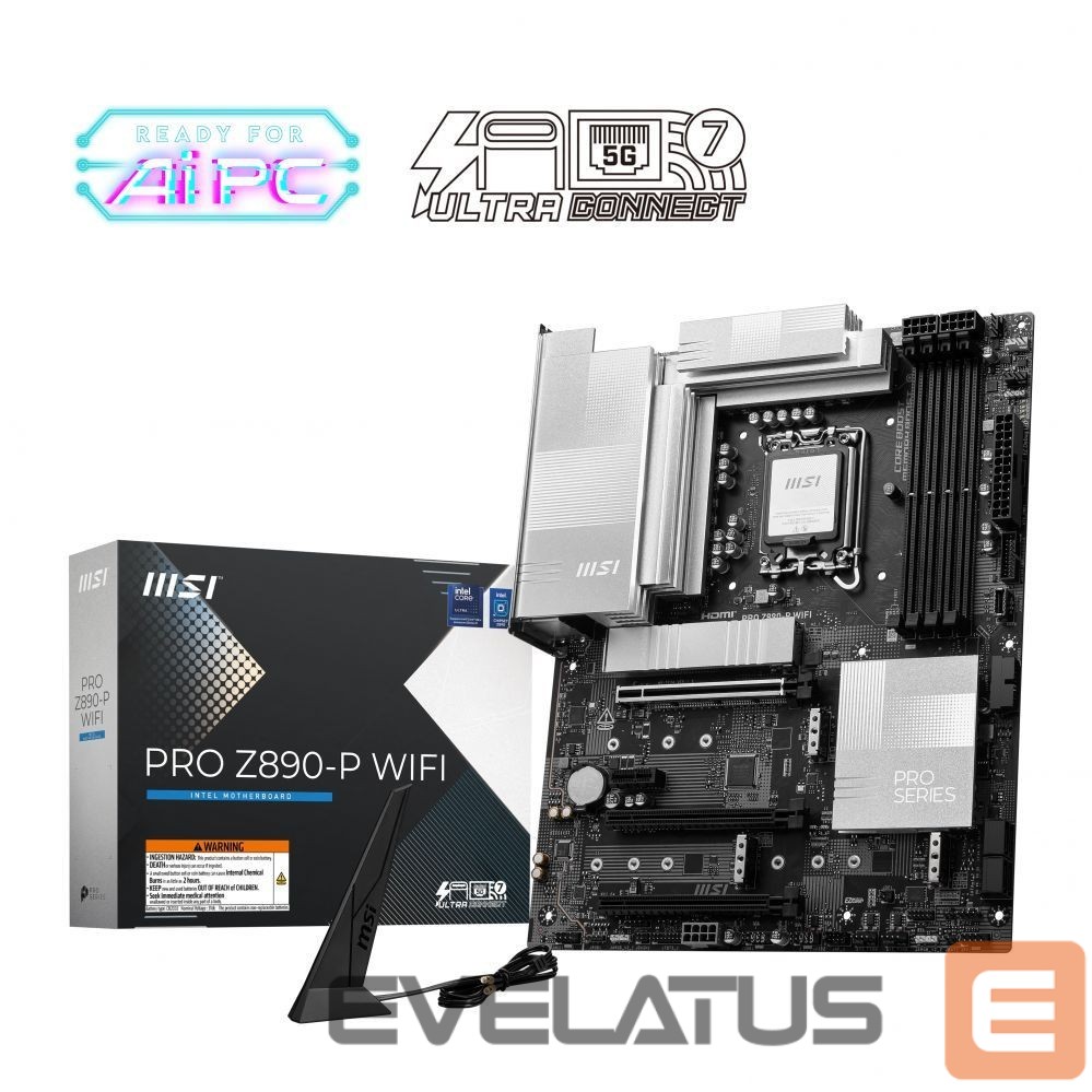 Intel protsessori emaplaat MSI PRO Z890-P WIFI