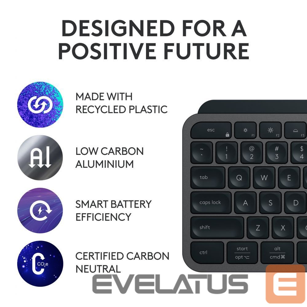 Arvutitarvikud Logitech LOGI MX Keys S GRAPHITE (US)