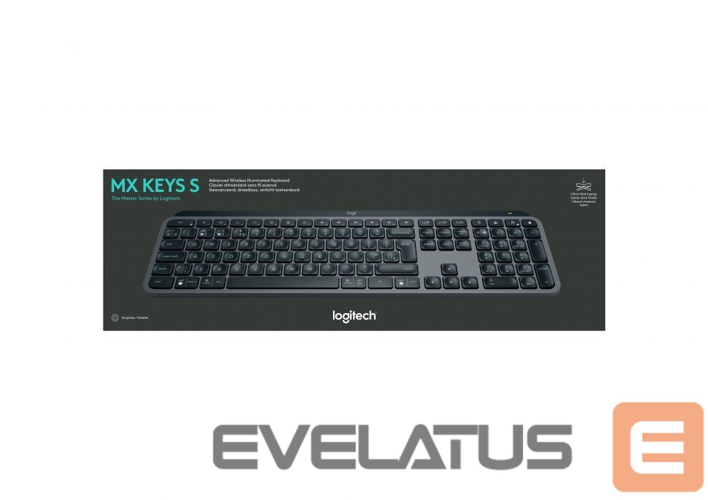 Arvutitarvikud Logitech LOGI MX Keys S GRAPHITE (US)