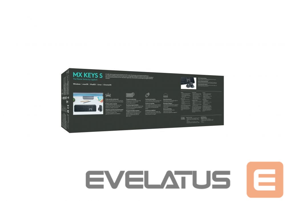 Arvutitarvikud Logitech LOGI MX Keys S GRAPHITE (US)