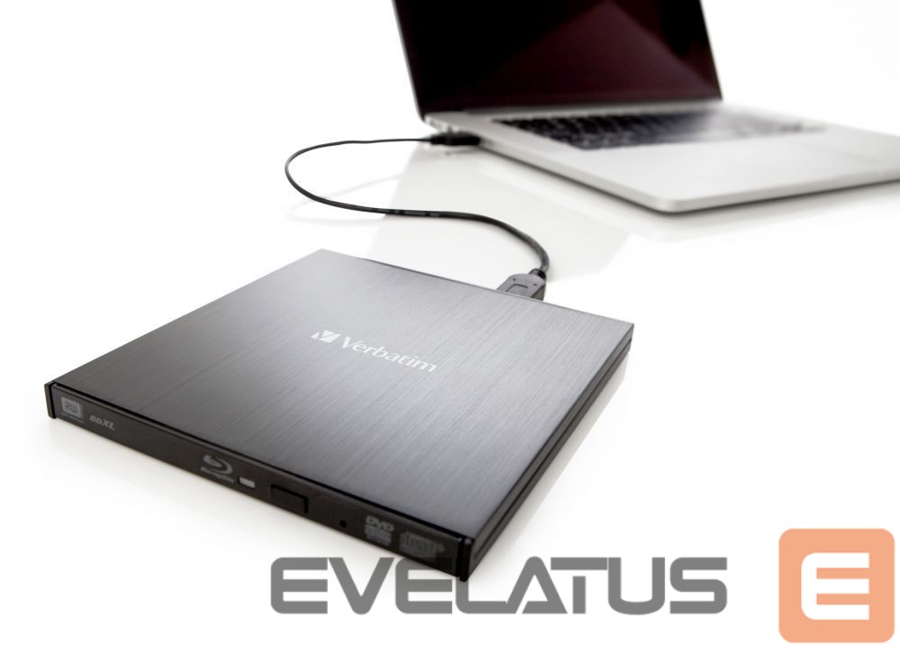 Arvuti komponendid Verbatim VERBATIM Mobile Blu-Ray ReWriter USB3.0