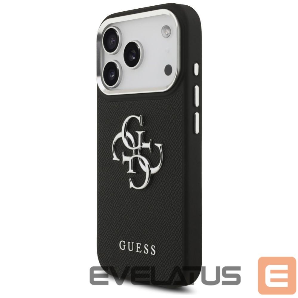 Muud kaubad Guess Guess Grained Big 4G Classic Logo case for iPhone 17 Pro - black